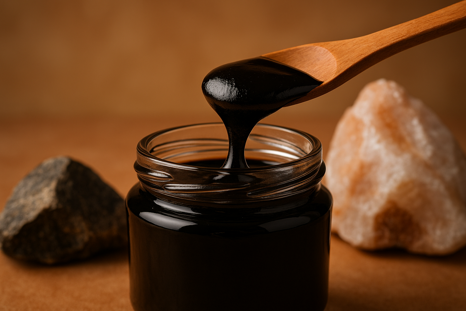 cree moi un visuelle de shilajit